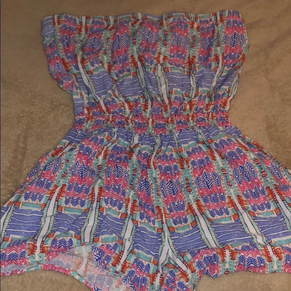 Women’s strapless romper